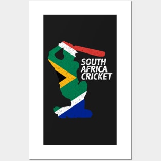 South African Cricket & Flag Posters and Art